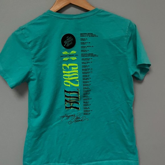 Zac Brown Band Concert Tee 2013 Lucy Justice Goods Size XL - Picture 4 of 6
